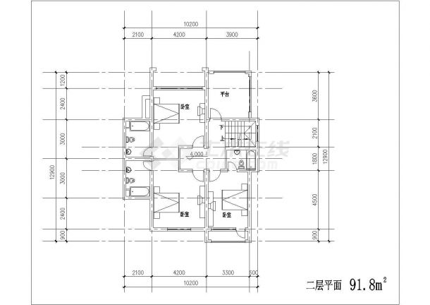 某城市别墅区详细建筑规划设计方案图-图二