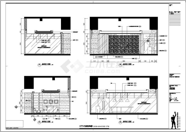 【广州】富力爱丁堡住宅会所(桑拿SPA)装修施工图-图一