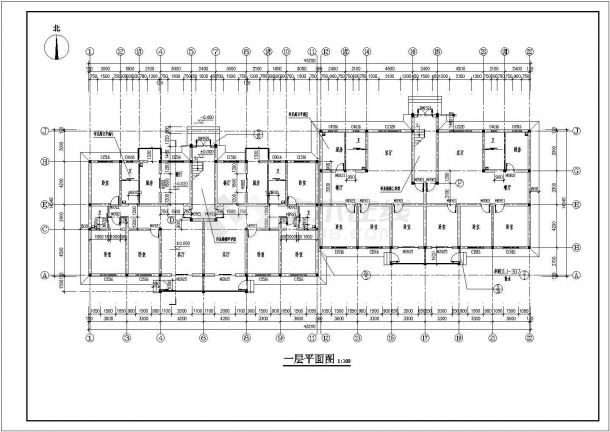【江西】六层双拼别墅建筑设计施工图-图二