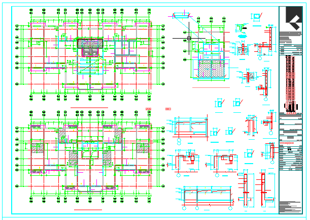 蓝山项目8#住宅楼全套设计施工图（建筑、结构、水电暖）_图1