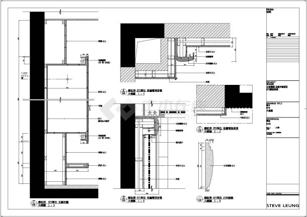 【江苏】国兴自然天城ST5样板別墅装修施工图-图一