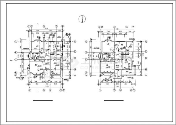 三层G型别墅工程建筑设计方案全套图-图一