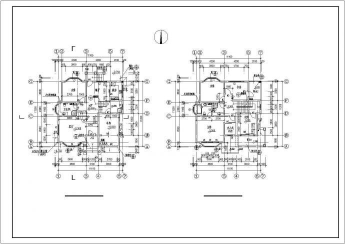 三层G型别墅工程建筑设计方案全套图_图1