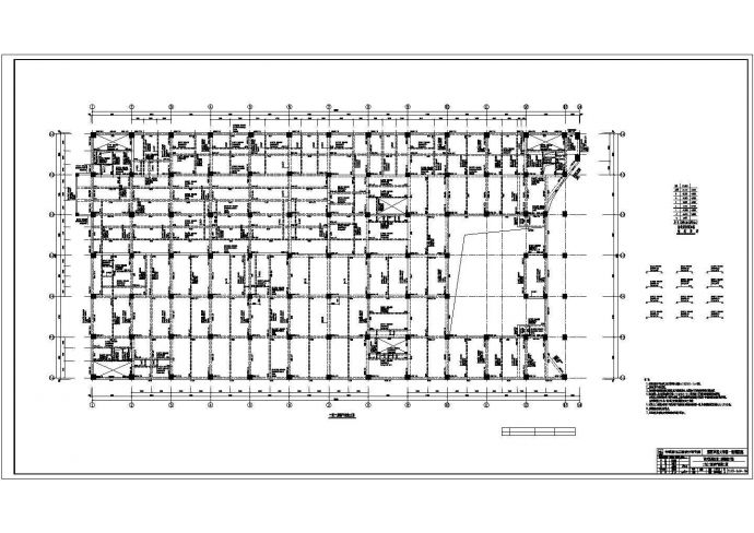某框剪结构疗养院结构设计施工图纸_图1