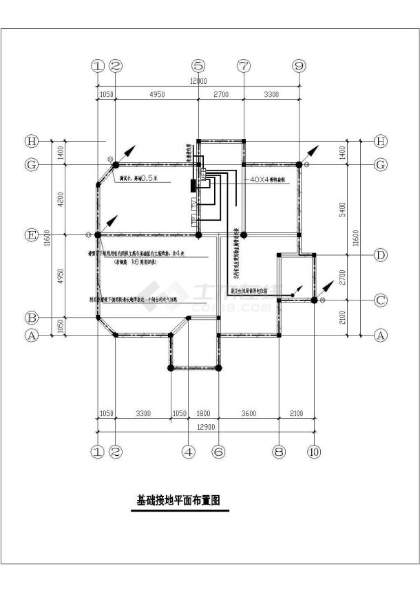 【海南】藤桥别墅电气施工cad图，含设计说明-图二