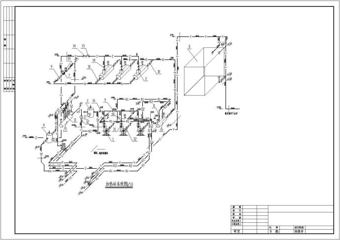 某加热站设计平面CAD套图_图1