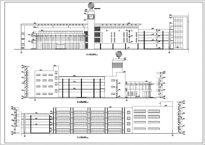 广东省初中四层教学楼建筑设计图纸（现浇钢筋砼框架）_图1