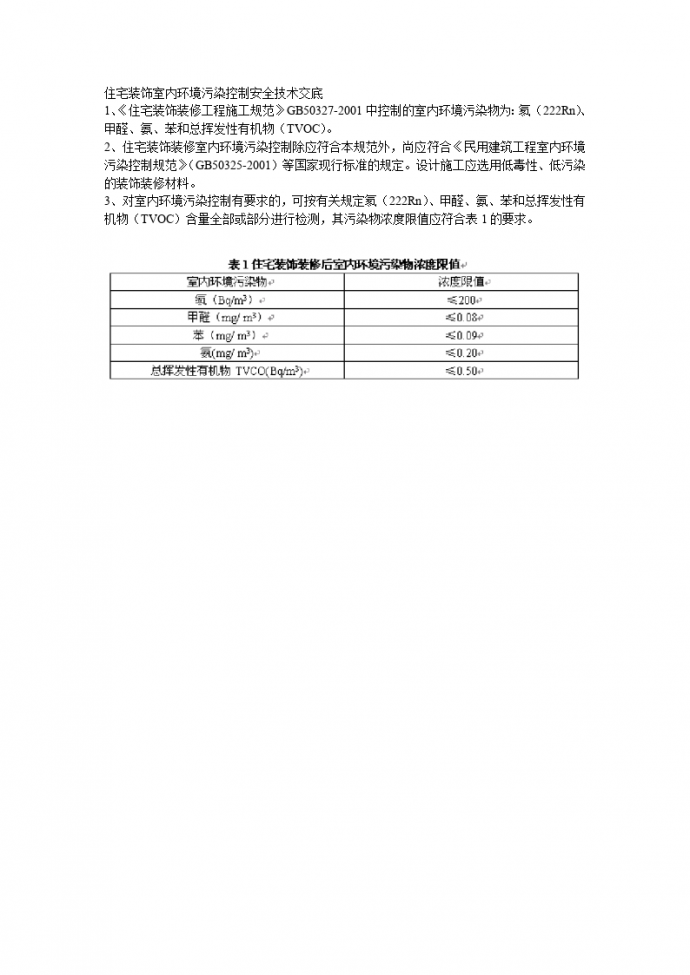 住宅装饰室内环境污染控制安全技术交底_图1