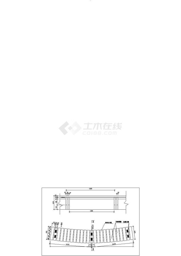 圆形花池和休息座凳CAD布置图-图二