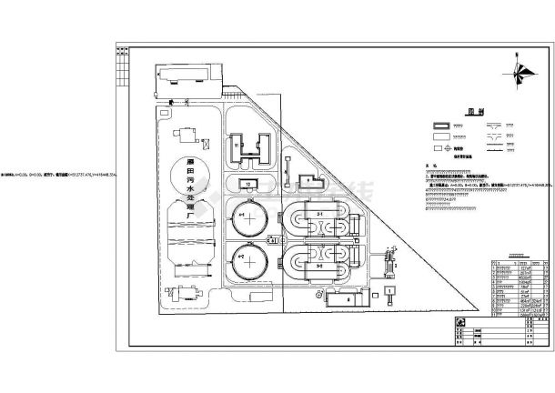 某大型污水处理厂总图-图一