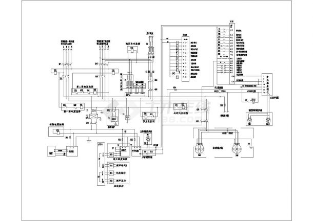 自来水厂电气及仪表自动化工程全套施工图（123张）-图一