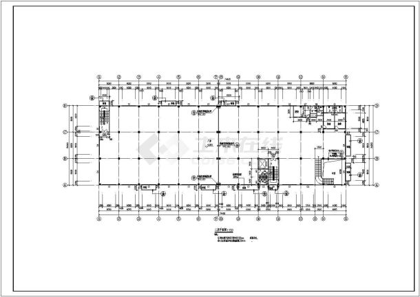 比较受欢迎的厂房建筑结构施工图纸-图二