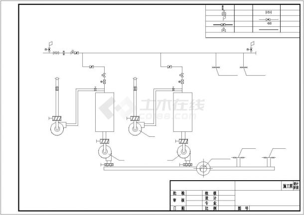  CAD layout plan of a boiler room - Figure 2