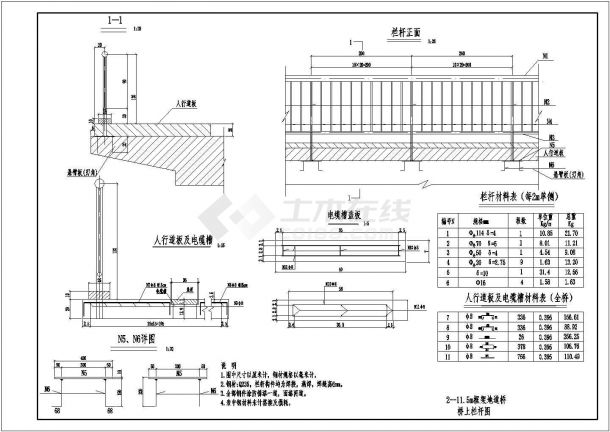 下穿铁路桥施工图-图一