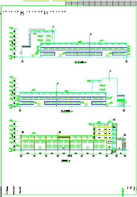 某小型电气公司建筑施工图纸cad（全套）-图二