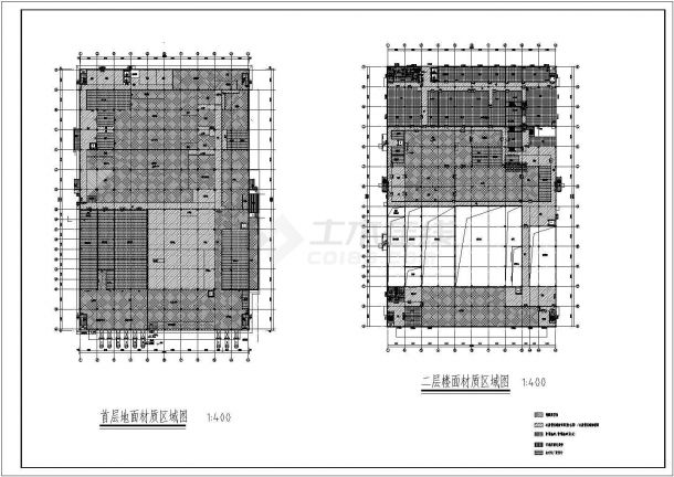 两万平方米钢框架结构厂房全套建筑cad施工图（说明齐全）-图二