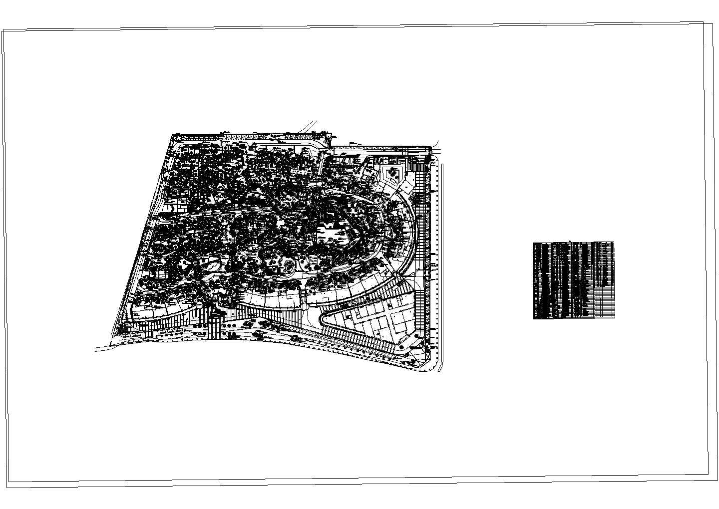 某家具有限公司厂区绿化平面图