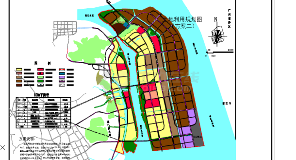 某地区新城区总体规划图纸（方案说明）-图一