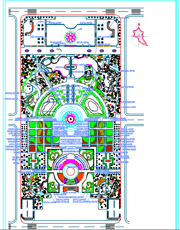 某地区小型植物园景观设计绿化规划图纸_图1