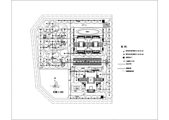 某小区给排水施工图，含设计说明_图1