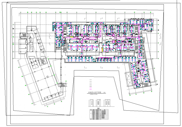 某地大型外企办公室空调系统规划参考图_图1