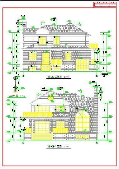 某框架结构带地下室二层别墅建筑结构图（采光通风良好）-图二