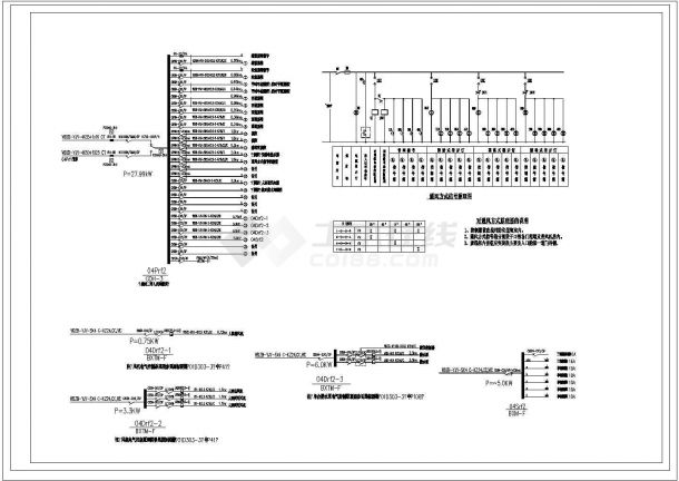 【广州】某金融大厦配电系统设计图-图二