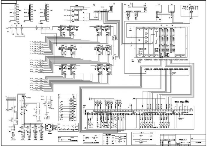 高压变频10kV电机全套电气施工图纸_图1