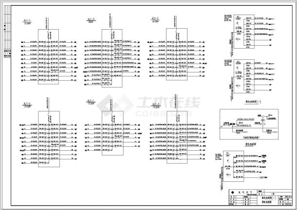 多种电气平面图（厂房、食堂、设计总图）-图二