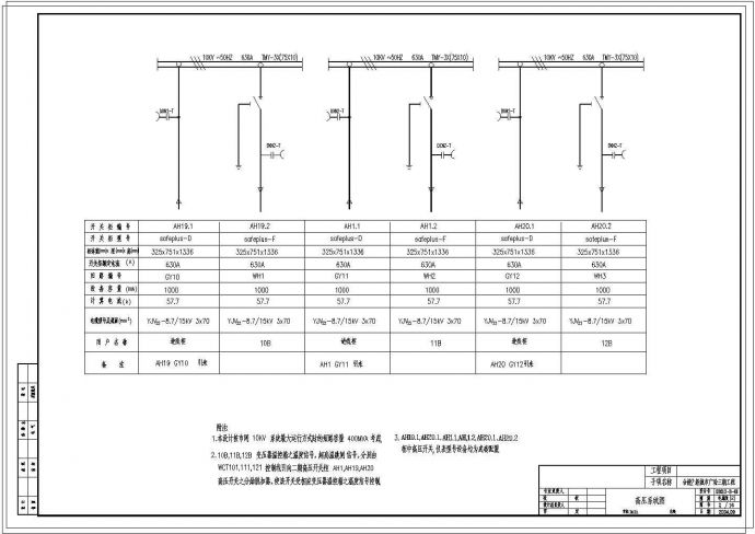 【成都】高低压配电系统设计施工图_图1