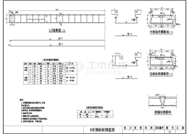 江苏人工河道34米宽桥梁施工设计图纸（3m绿化带）-图二