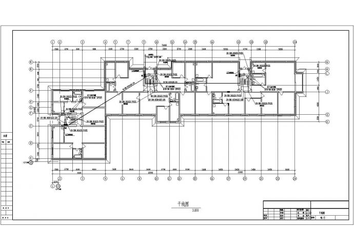 某小区六层住宅楼电气设计施工图纸_图1