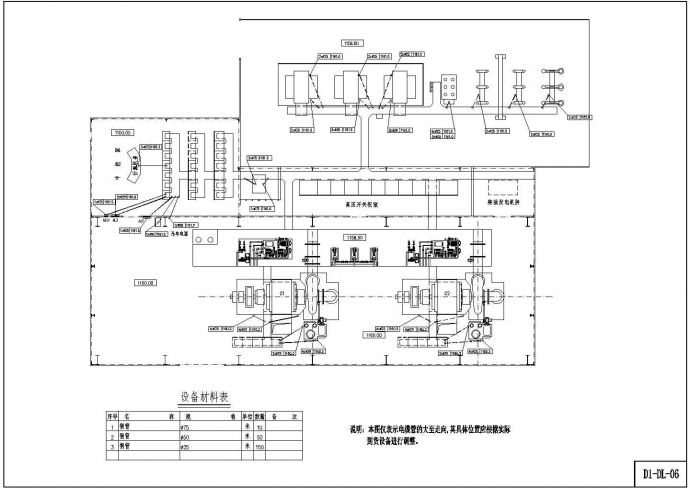 某地电站机电电气设计图（含说明）_图1