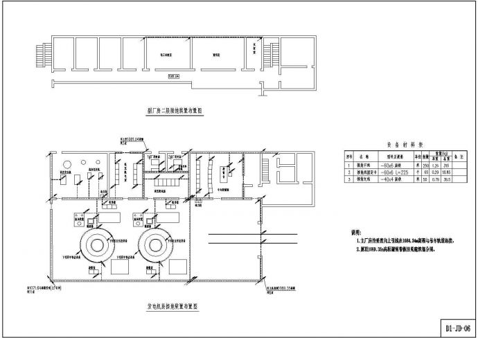 某地电站机电电气设计图（含设备表）_图1