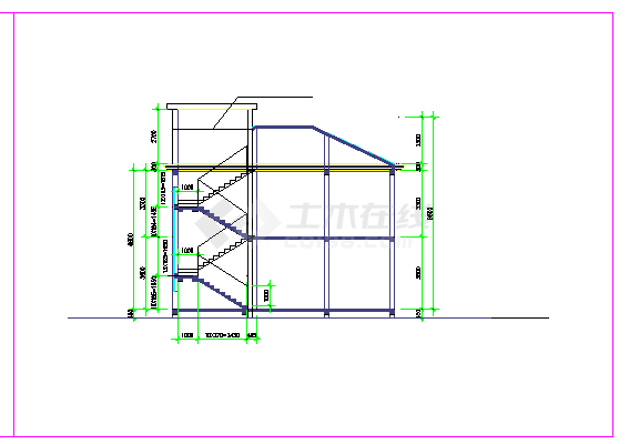 某二层别墅建筑设计施工图纸（自建房 建筑面积90平方米）-图二