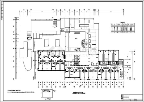 高层大酒店空调系统规划CAD套图-图二