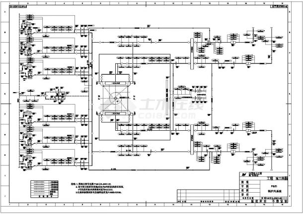 营口某电厂二期锅炉系统图（共26张图纸）-图二