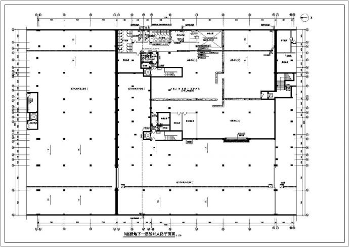 某别墅区人防设计系统全套施工图纸_图1