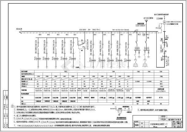 【四川】某工程高低压配电系统设计施工图-图二