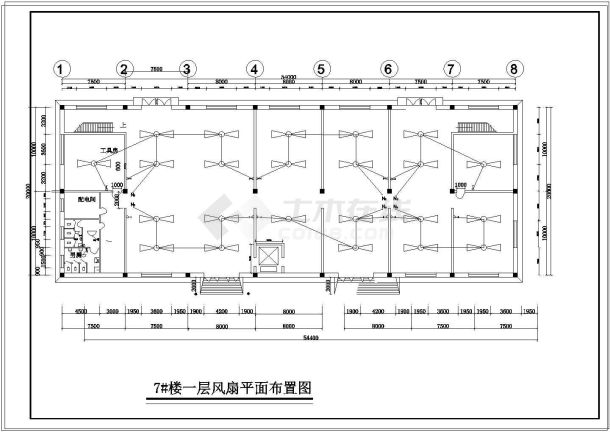 某标准厂房水电设计施工图纸（含说明）-图一