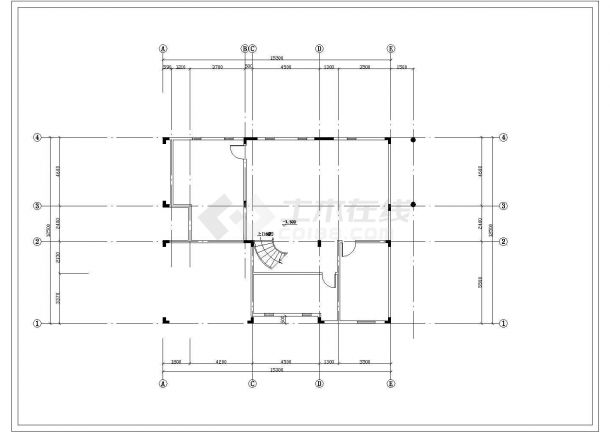 【石龙东江】三层欧式别墅建筑设计方案及施工图-图一
