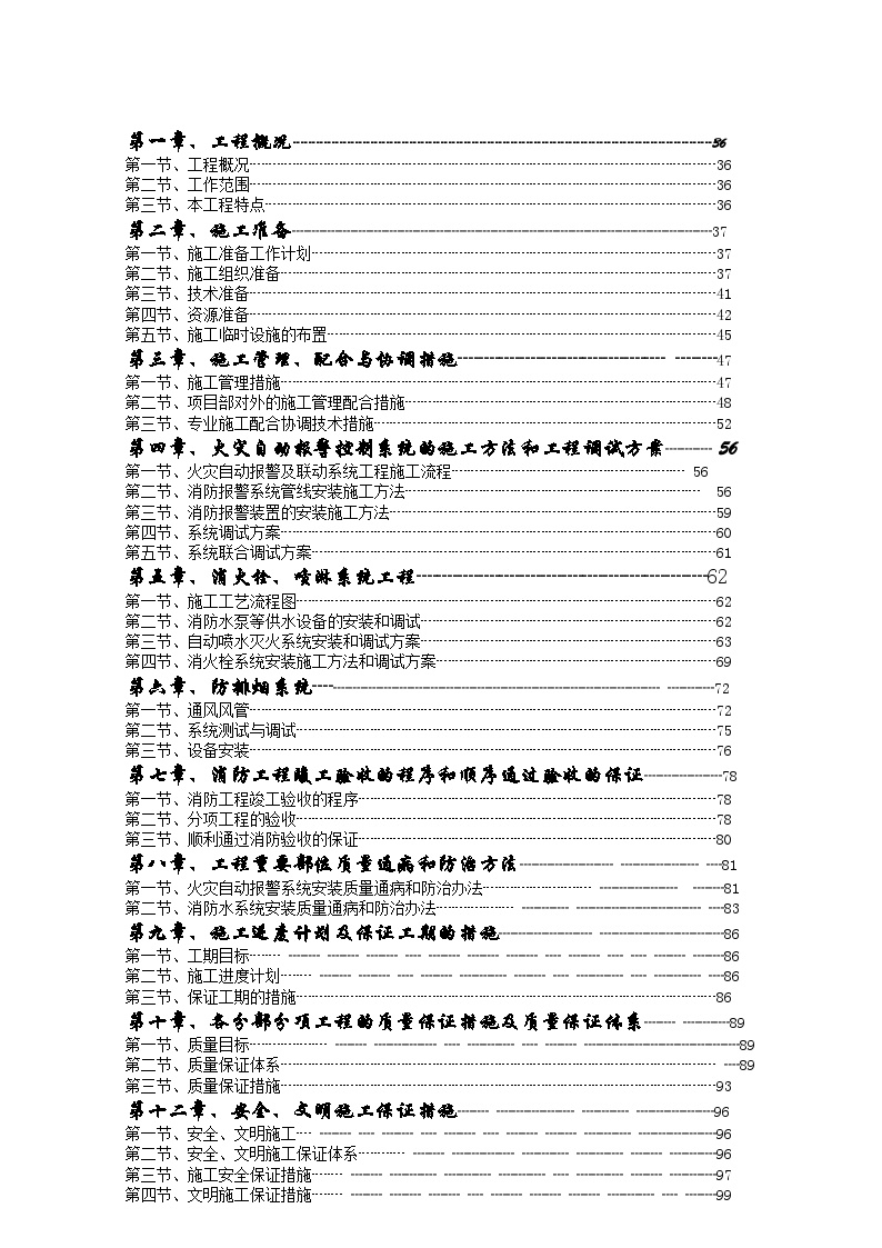 常州某大型超市消防工程施工组织设计方案.doc-图二