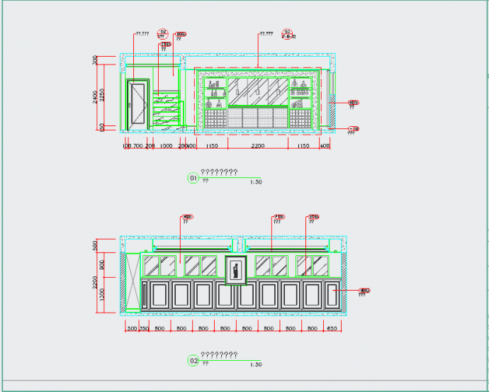 【雅安】别墅室内装修设计施工CAD图纸_图1