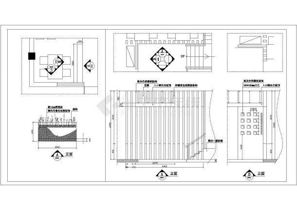 小型火锅店建筑设计图纸（含详细节点多个）-图一