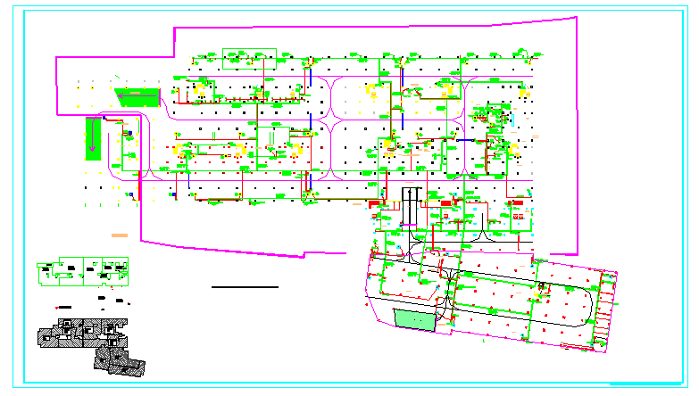 某县社区卫生院迁建工程地下室电气施工图