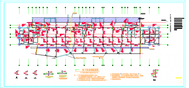 某县社区卫生院迁建工程地下室结构施工图-图二