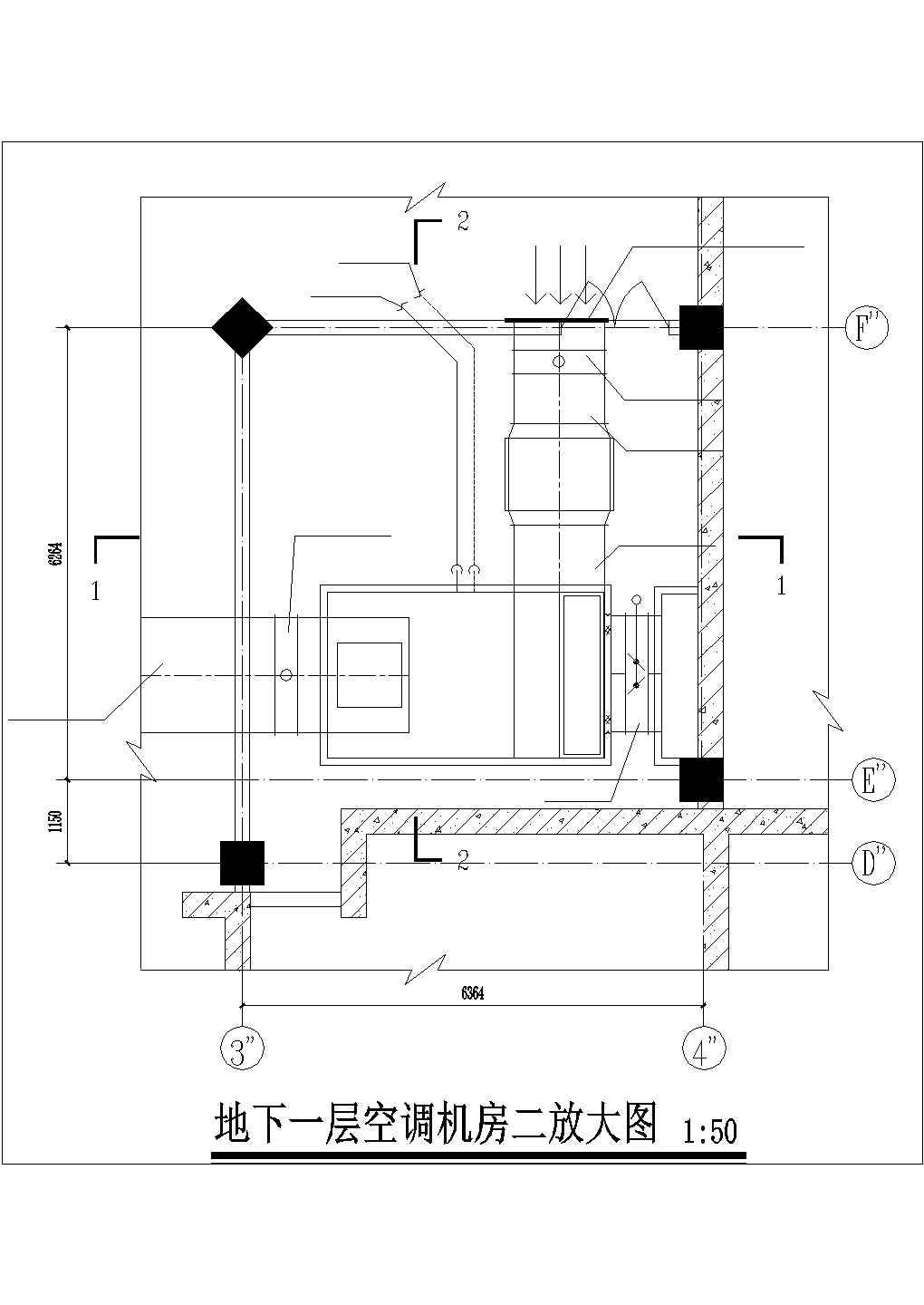 空调机房详图与防排烟系统图（共10张图纸）