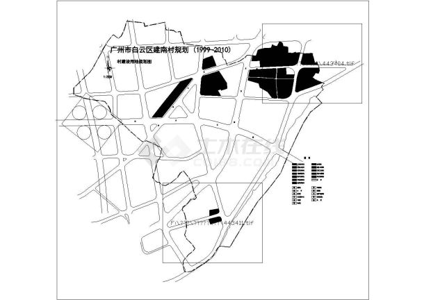 某村建设用地土地利用规划图（含图例）-图一