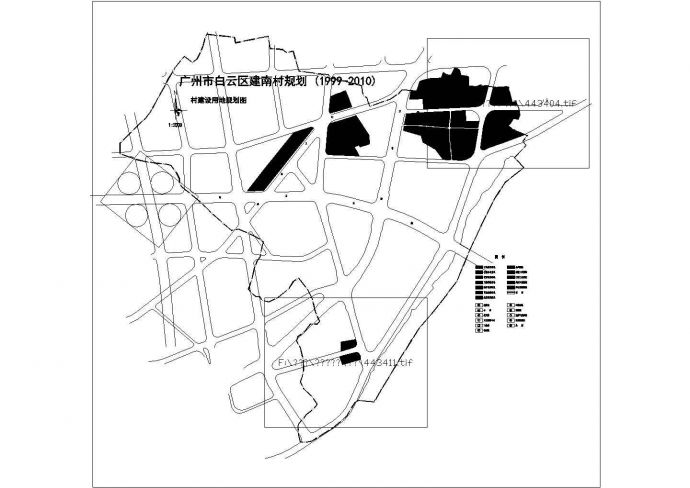 某村建设用地土地利用规划图（含图例）_图1