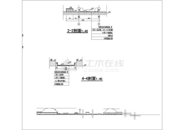 某公园自然式水景cad参考图-图一